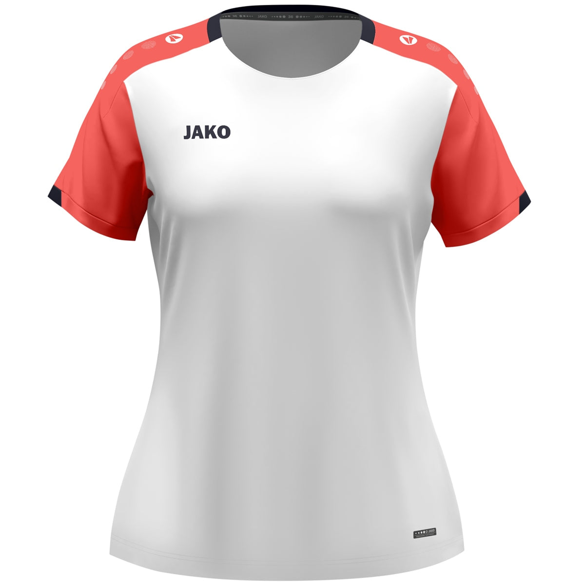 JAKO T-Shirt Dynamic Damen – Weiß (vorne)