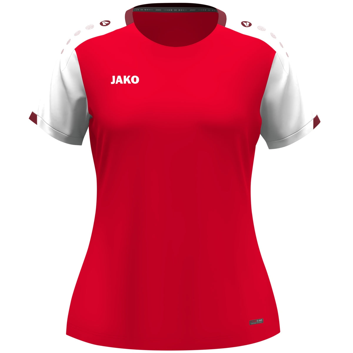 JAKO T-Shirt Dynamic Damen – Rot (vorne)