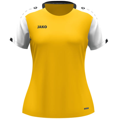 JAKO T-Shirt Dynamic Damen – Gelb (vorne)