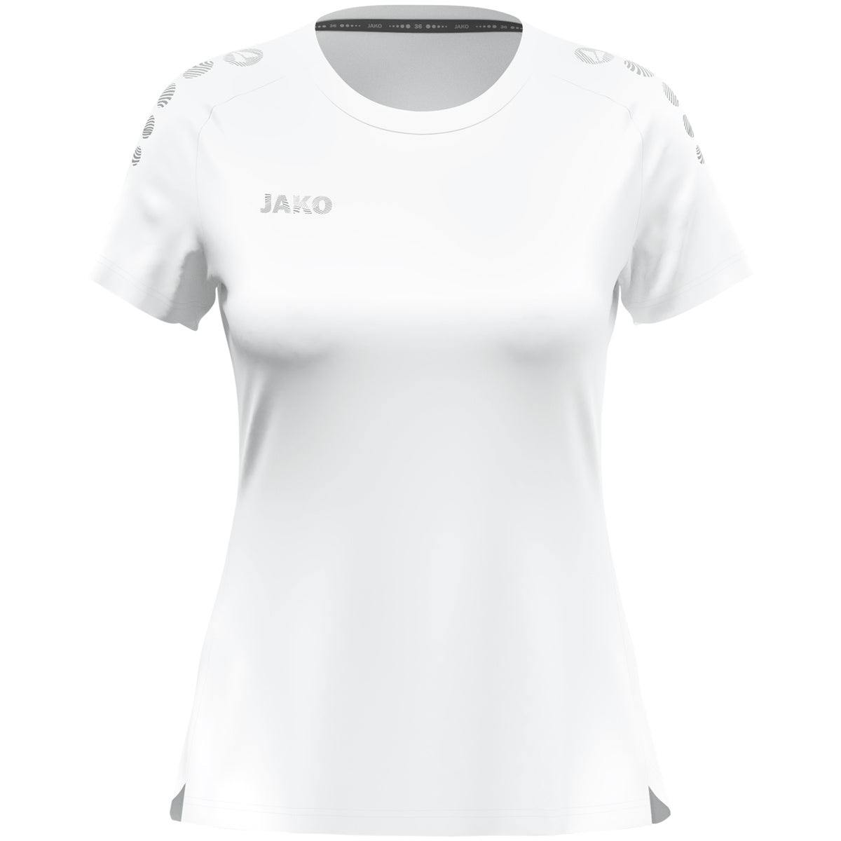 JAKO T-Shirt Light Flow Damen – Weiß (vorne)