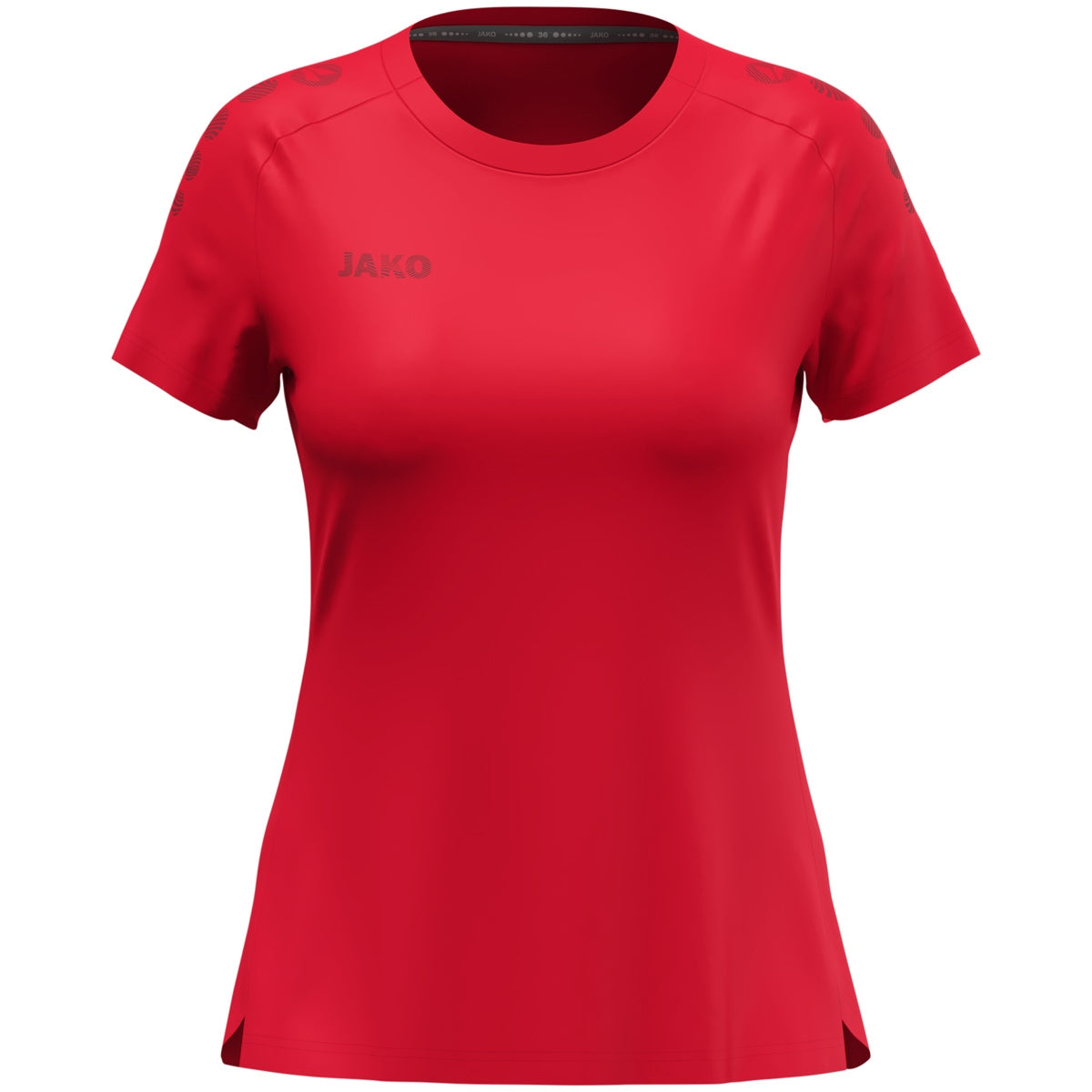 JAKO T-Shirt Light Flow Damen – Rot (vorne)