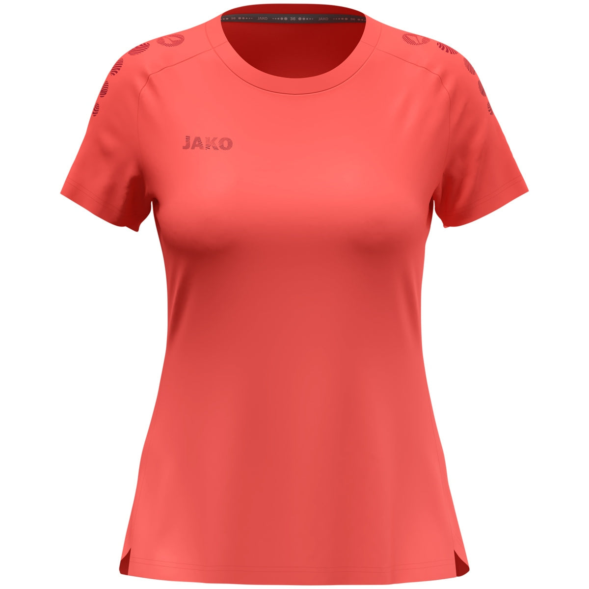 JAKO T-Shirt Light Flow Damen – Orange (vorne)
