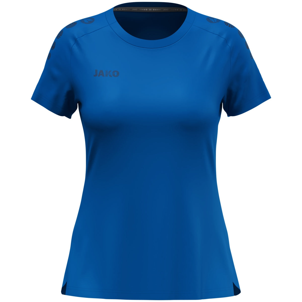 JAKO T-Shirt Light Flow Damen – Blau (400) (vorne)