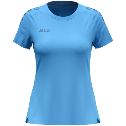 JAKO T-Shirt Light Flow Damen – Blau (430) (vorne)