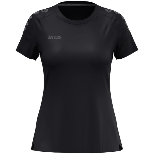 JAKO T-Shirt Light Flow Damen – Schwarz (vorne)