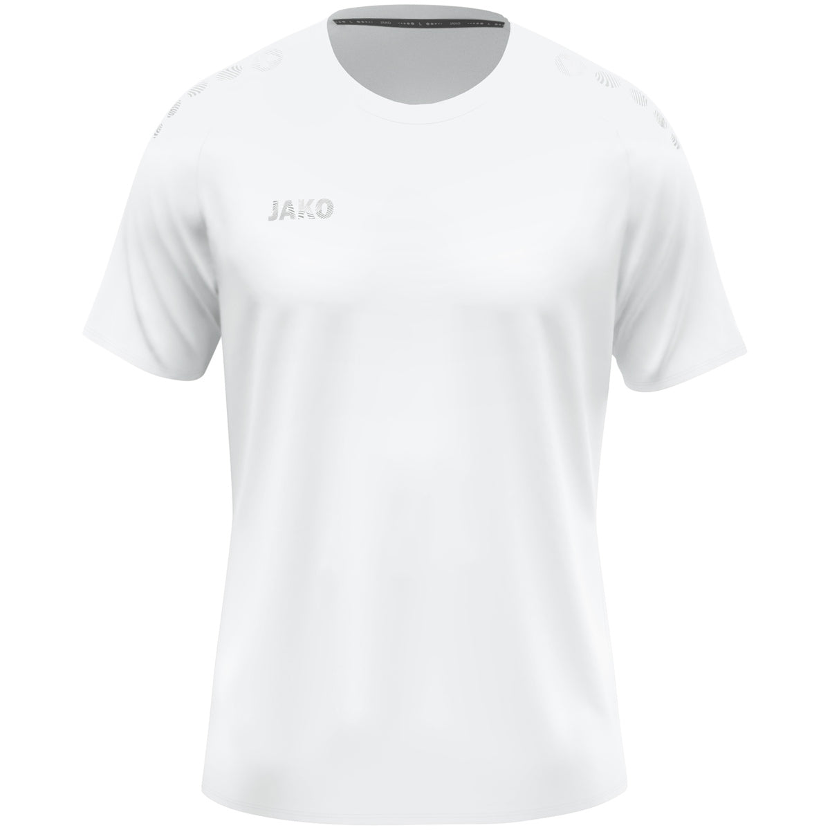 JAKO T-Shirt Light Flow – Weiß (vorne)