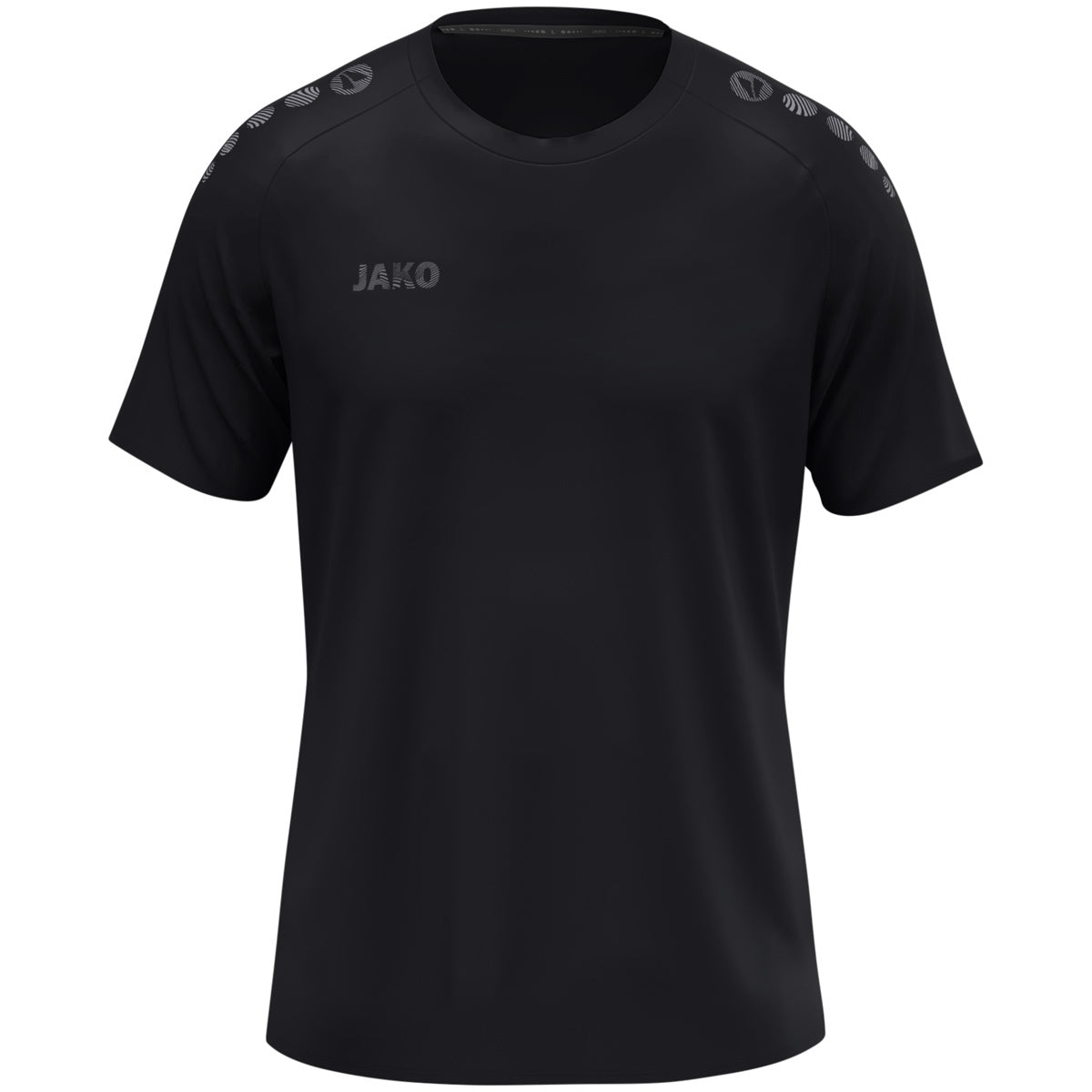 JAKO T-Shirt Light Flow – Schwarz (vorne)
