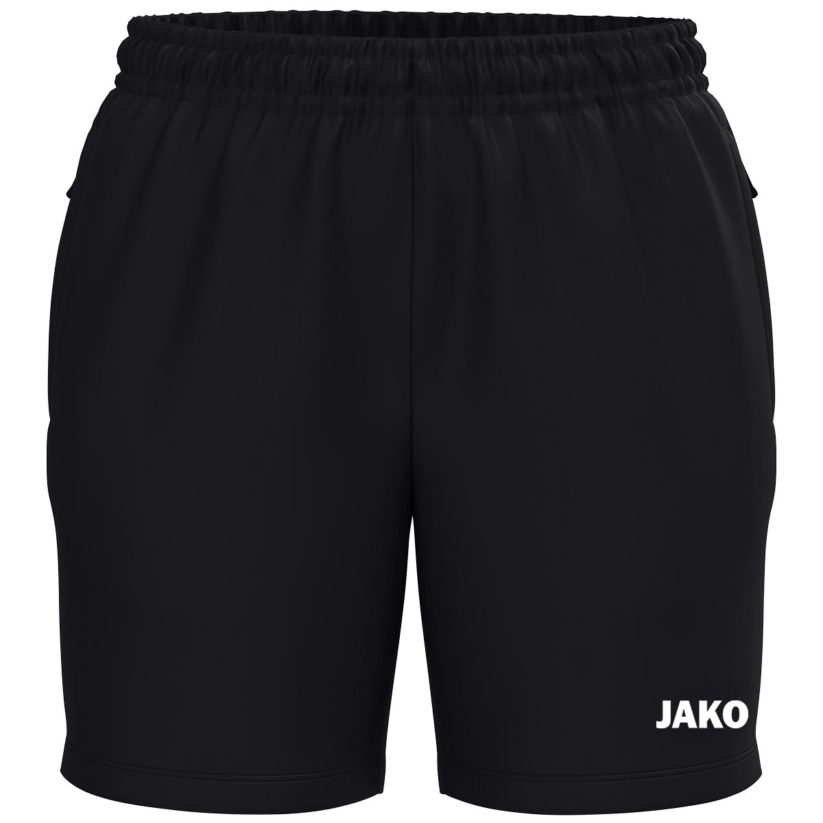 JAKO Webshort One Damen – Schwarz (vorne)