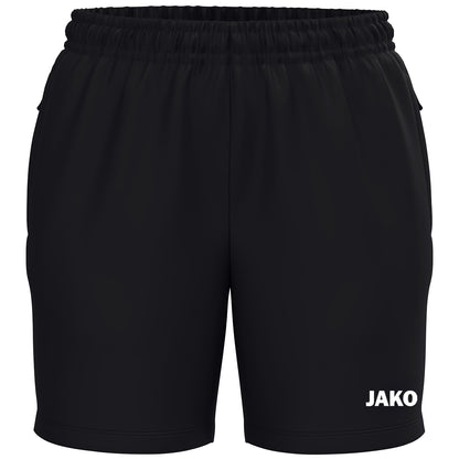 JAKO Webshort One Damen – Schwarz (vorne)