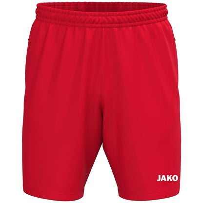 JAKO Webshort One – Rot (vorne)