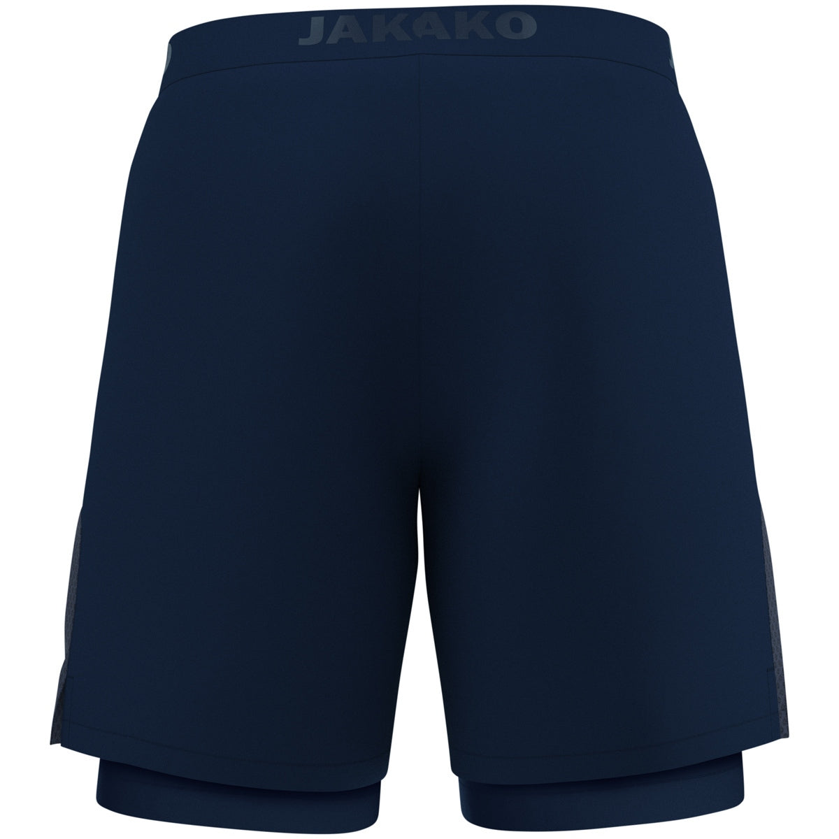 JAKO 2-in-1 Short Power – Blau (hinten)