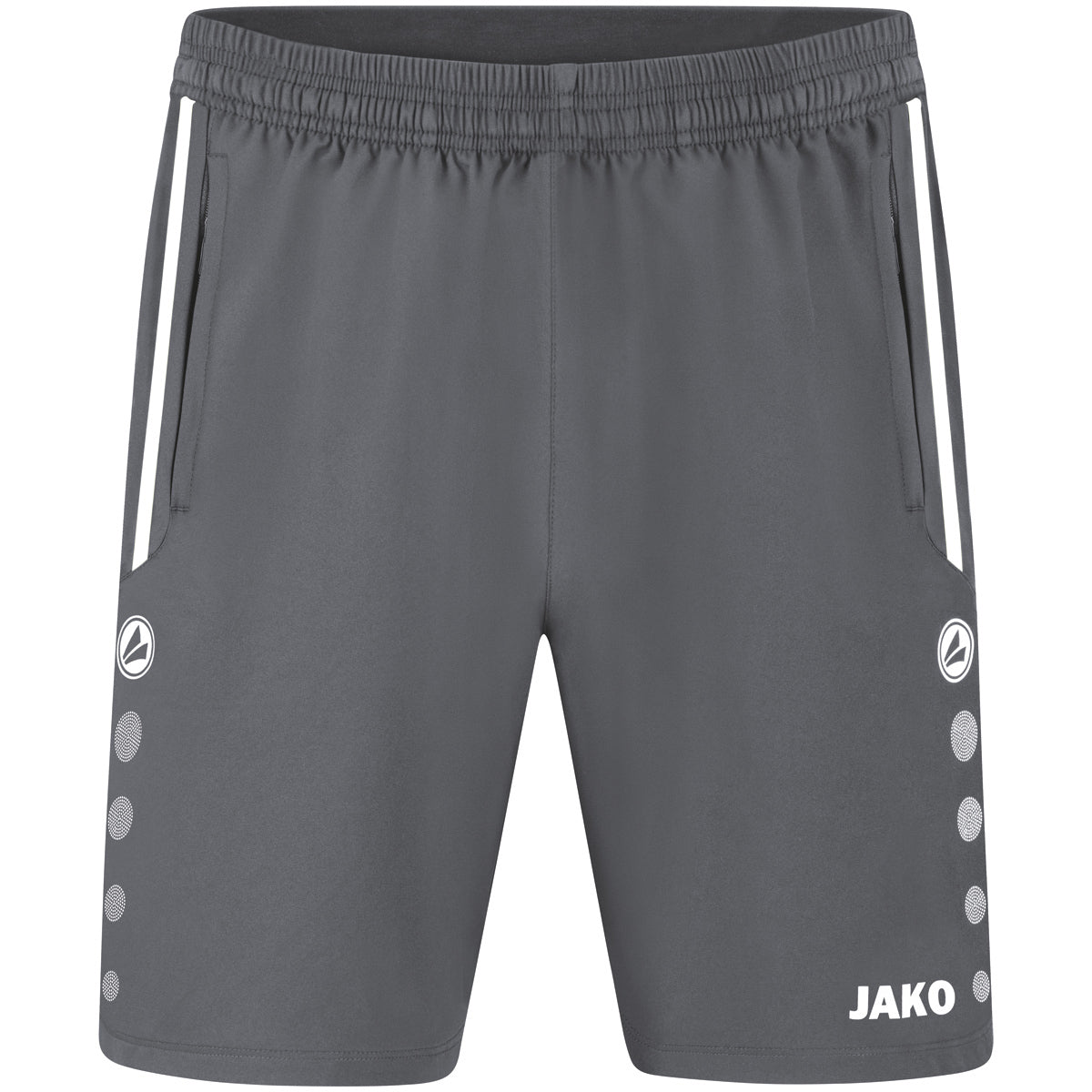 JAKO Short Allround – Grau (vorne)