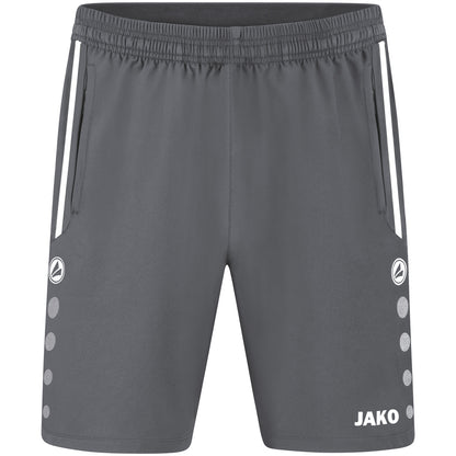 JAKO Short Allround – Grau (vorne)