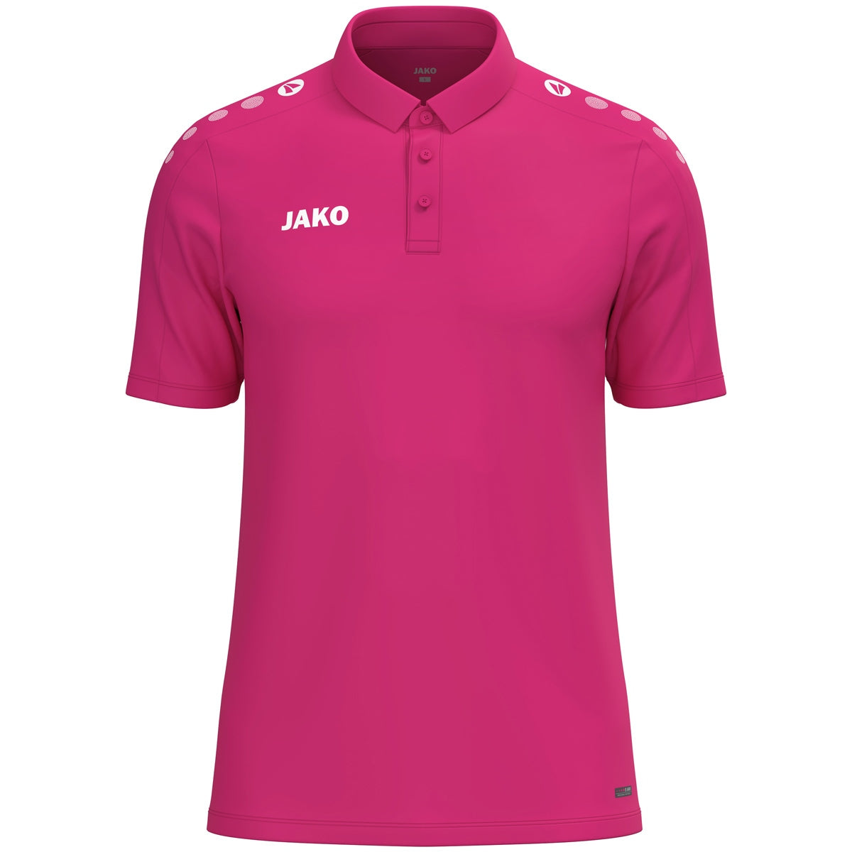 JAKO Polo One – Pink (vorne)