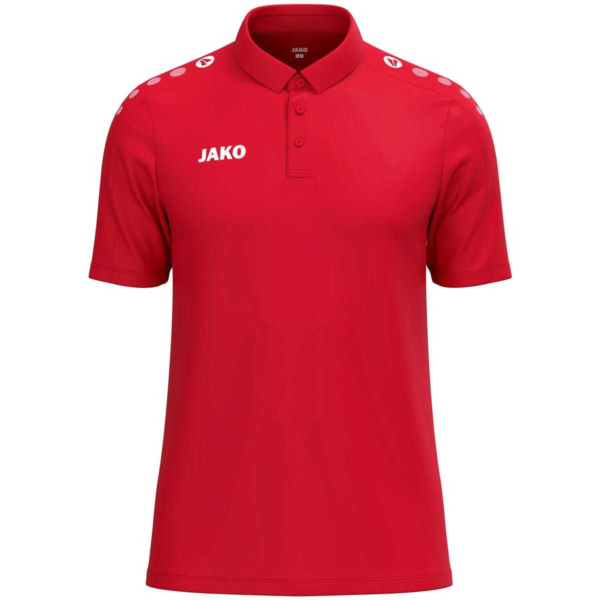 JAKO Polo One Cotton – Rot (vorne)