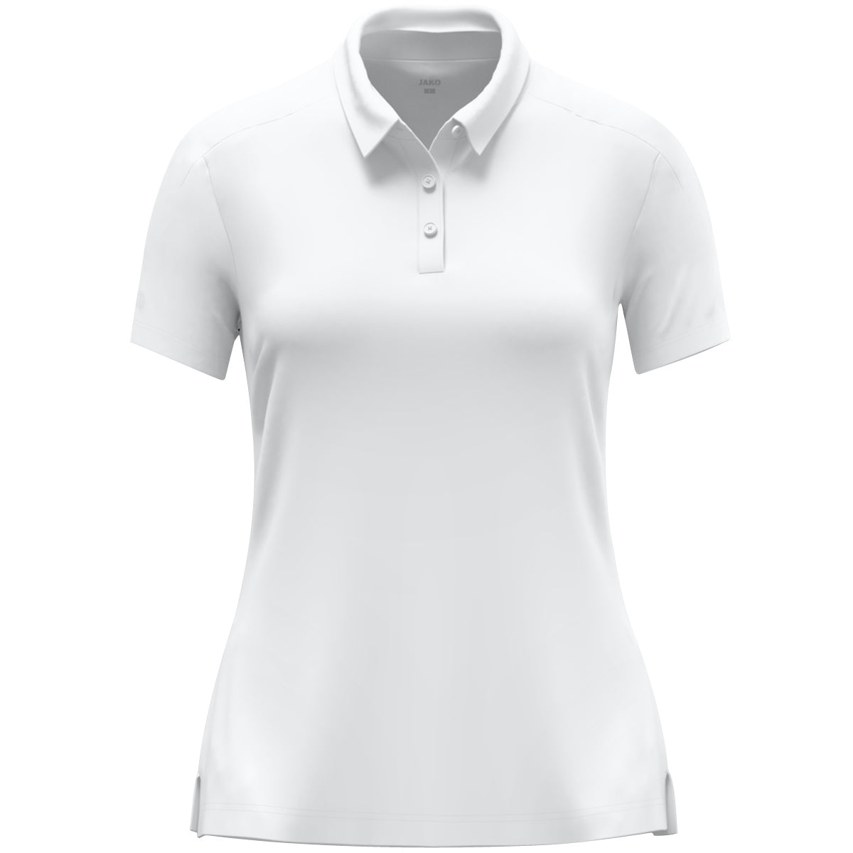 JAKO Polo Uni Damen – Weiß (vorne)