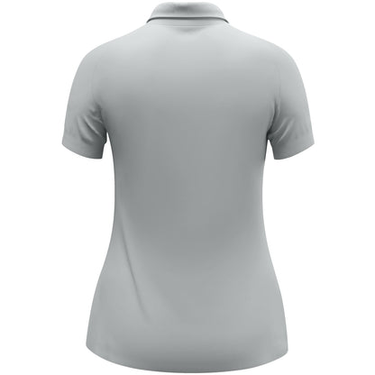 JAKO Polo Uni Damen – Grau (522) (hinten)