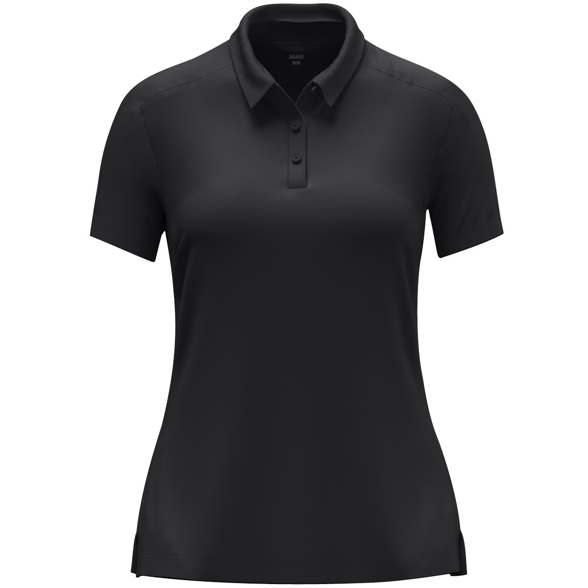 JAKO Polo Uni Damen – Schwarz (vorne)