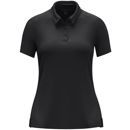JAKO Polo Uni Damen – Schwarz (vorne)