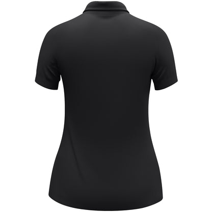 JAKO Polo Uni Damen – Schwarz (hinten)