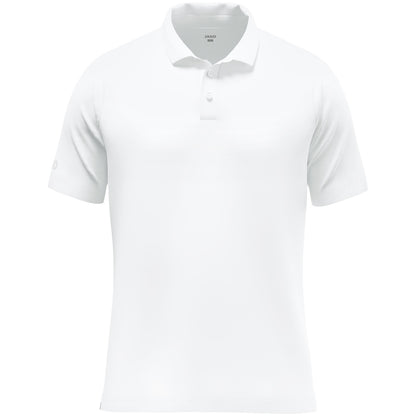 JAKO Polo Uni – Weiß (vorne)