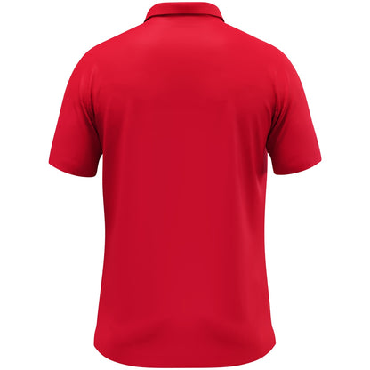 JAKO Polo Uni – Rot (hinten)