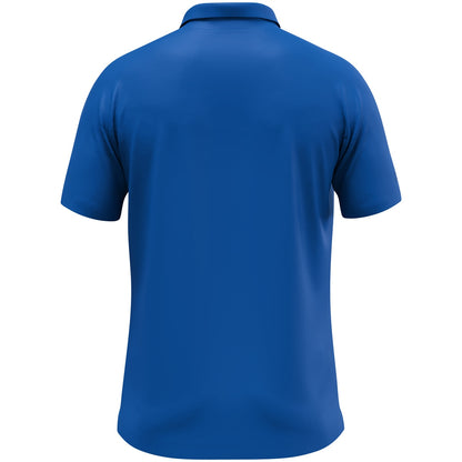 JAKO Polo Uni – Blau (400) (hinten)