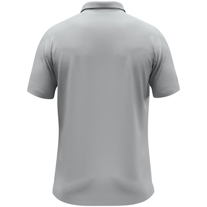 JAKO Polo Uni – Grau (522) (hinten)