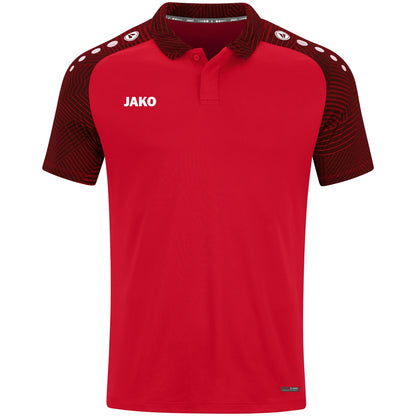 JAKO Polo Performance – Rot (vorne)