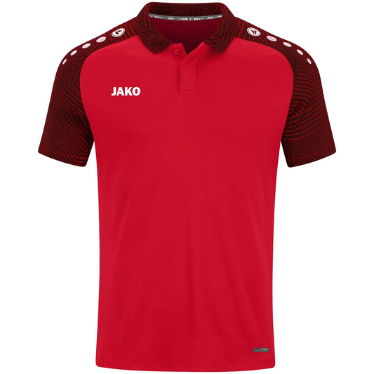 JAKO Polo Performance – Rot (vorne)