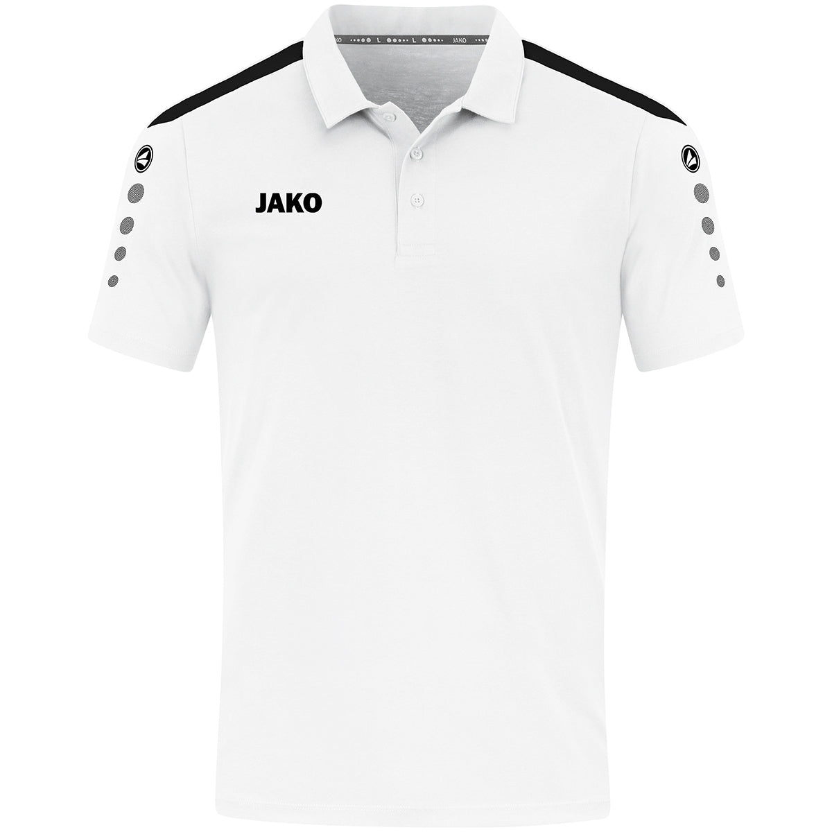 JAKO Polo Power – Weiß (vorne)