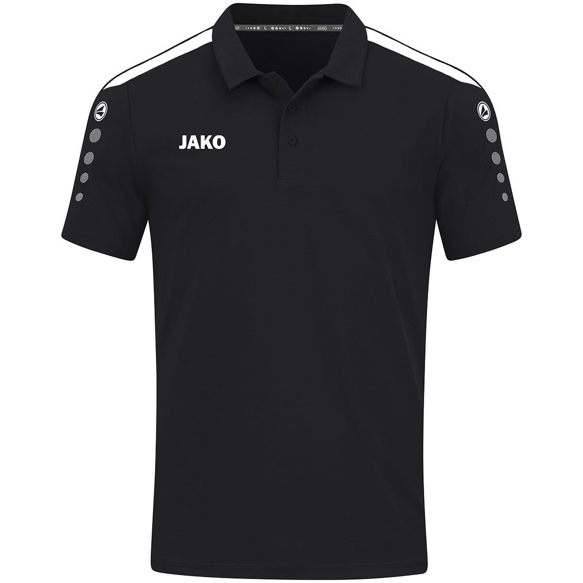 JAKO Polo Power – Schwarz (vorne)