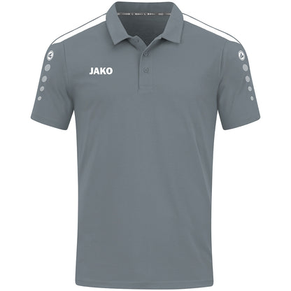 JAKO Polo Power – Grau (vorne)
