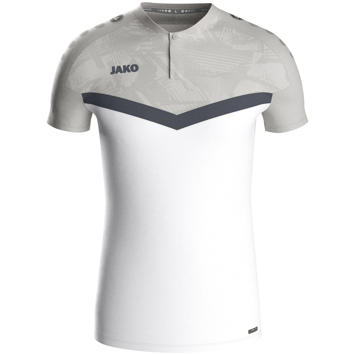JAKO Polo Iconic – Weiß (vorne)