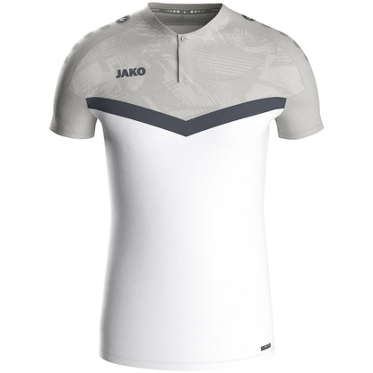 JAKO Polo Iconic – Weiß (vorne)