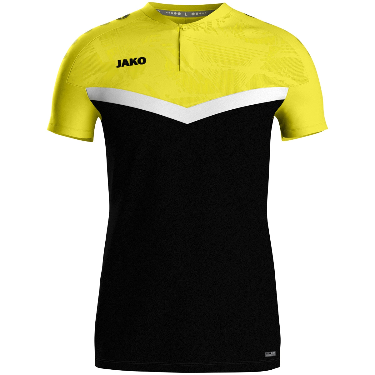 JAKO Polo Iconic – Schwarz (808) (vorne)