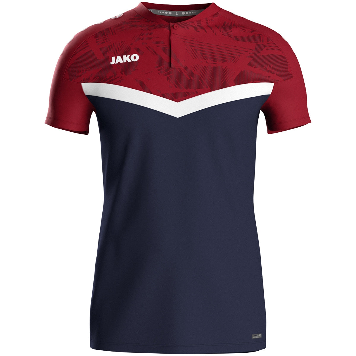 JAKO Polo Iconic – Blau (901) (vorne)