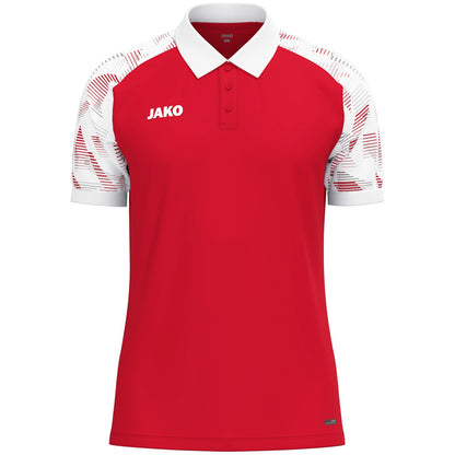 JAKO Polo Sonic – Rot (vorne)