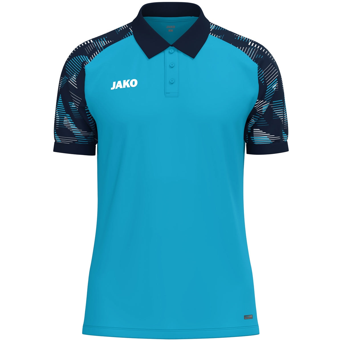 JAKO Polo Sonic – Blau (276) (vorne)
