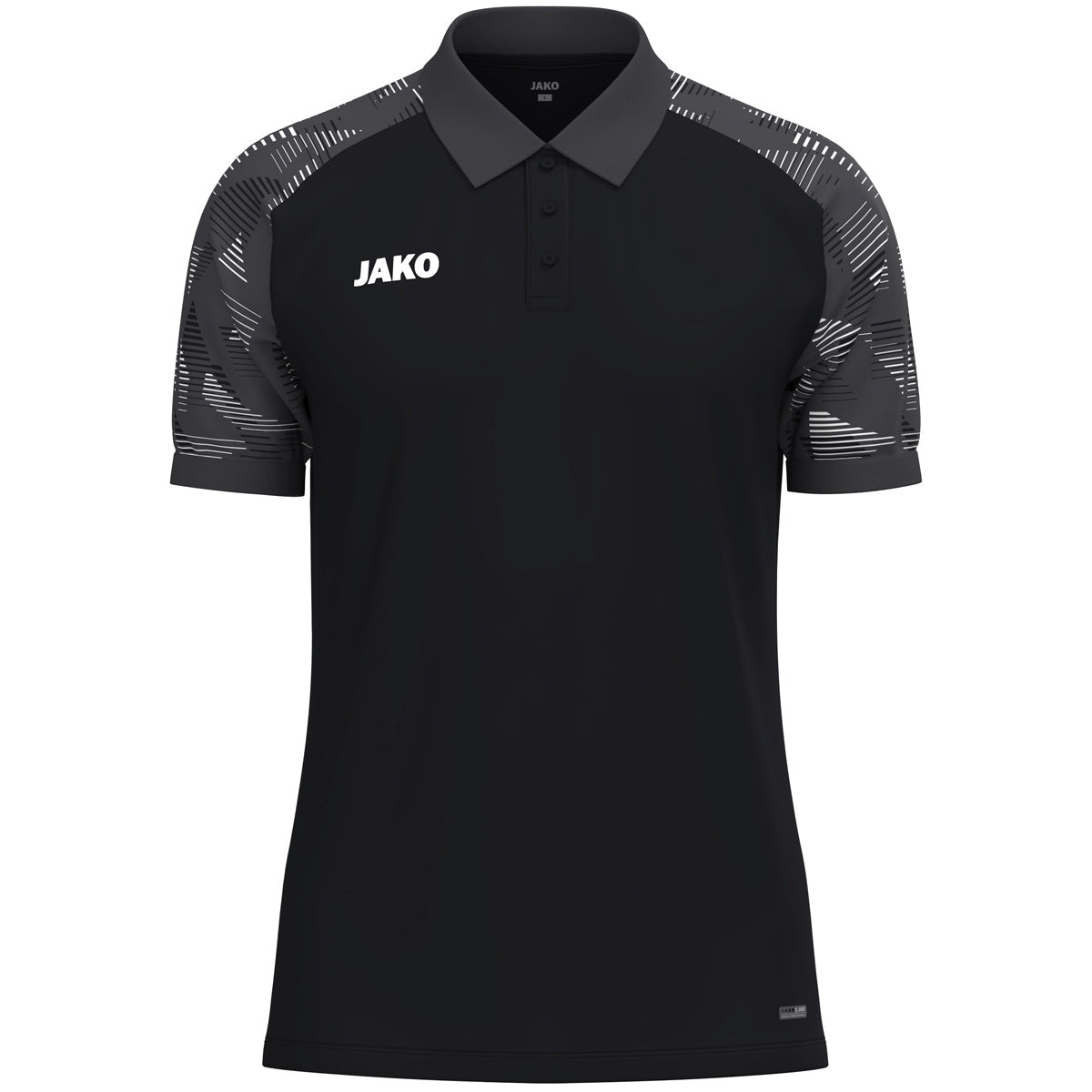 JAKO Polo Sonic – Schwarz (801) (vorne)