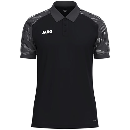 JAKO Polo Sonic – Schwarz (801) (vorne)
