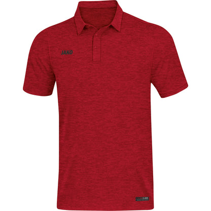 JAKO Polo Premium Basics – Rot (vorne)