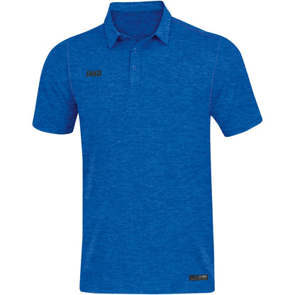 JAKO Polo Premium Basics – Blau (04) (vorne)