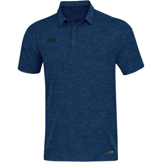 JAKO Polo Premium Basics – Blau (49) (vorne)