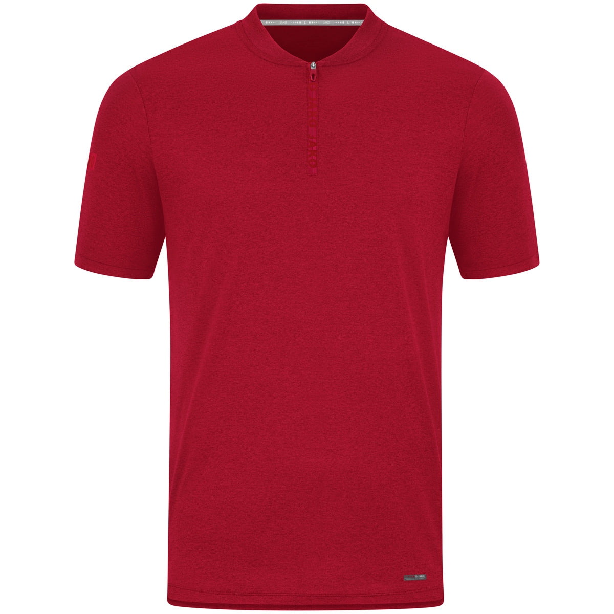 JAKO Polo Pro Casual – Rot (vorne)