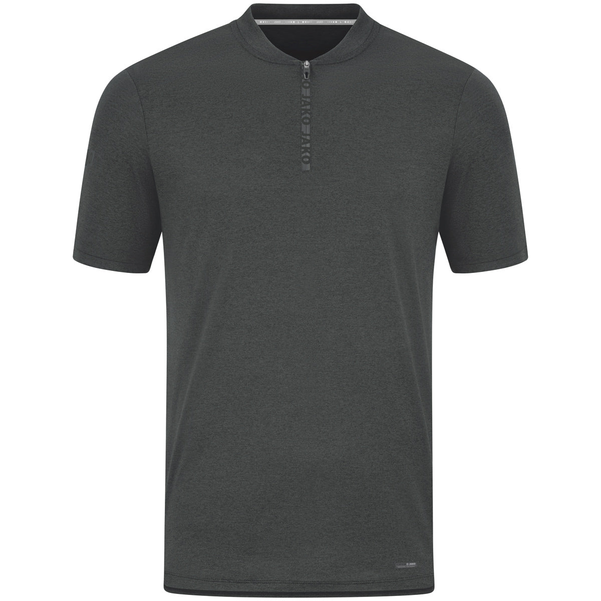JAKO Polo Pro Casual – Grau (vorne)