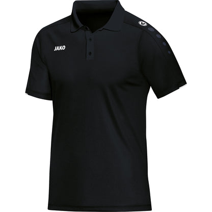 JAKO Polo Classico – Schwarz (vorne)