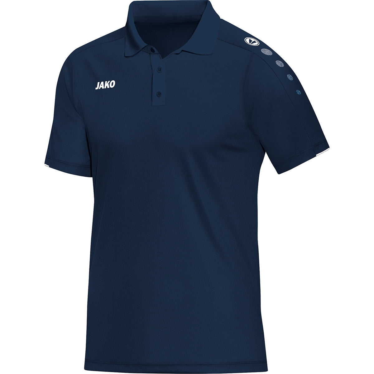 JAKO Polo Classico – Blau (09) (vorne)