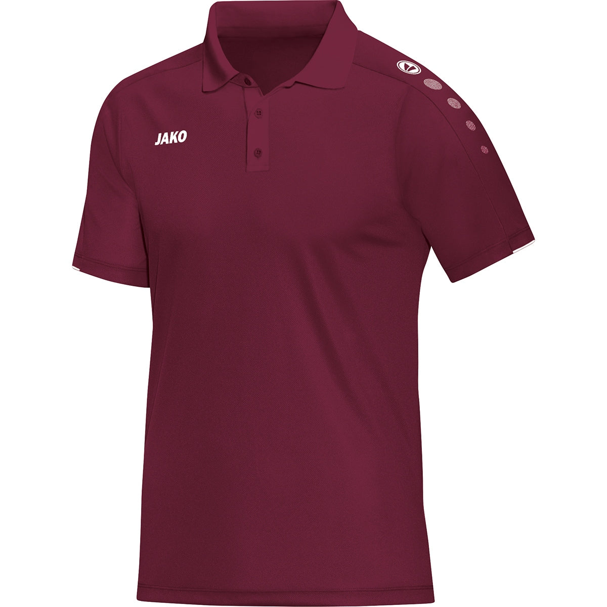 JAKO Polo Classico – Rot (14) (vorne)