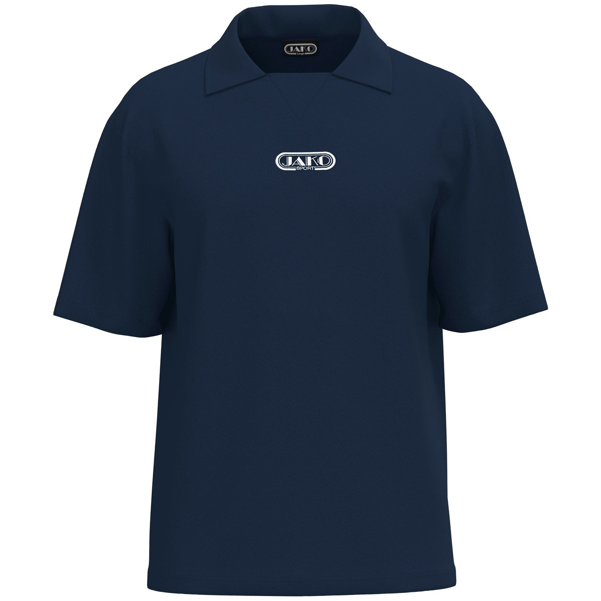 JAKO Polo Wardrobe – Blau (vorne)
